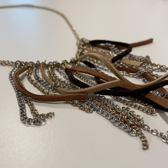 NUDE AE TRIBAL FRINGE NECKLACE - Picture 3 of 4